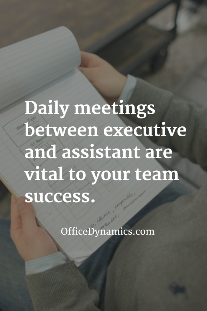 Daily Huddles with Your Assistant Are Vital to Team Success Pinterest