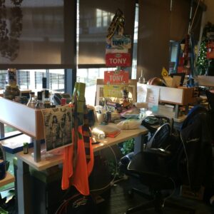 Tony Hsieh's desk