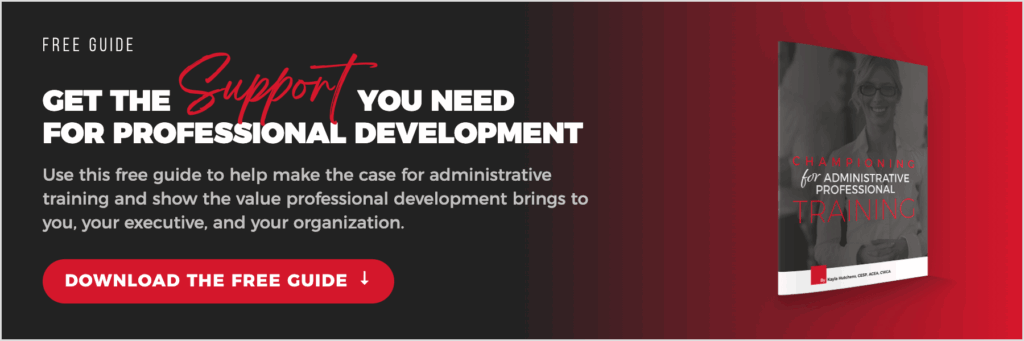 Training for Executive and Administrative Assistants