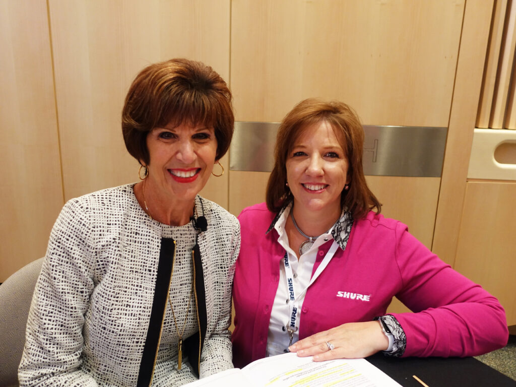 photo of Joan Burge and Shining Star Cindy McConnell