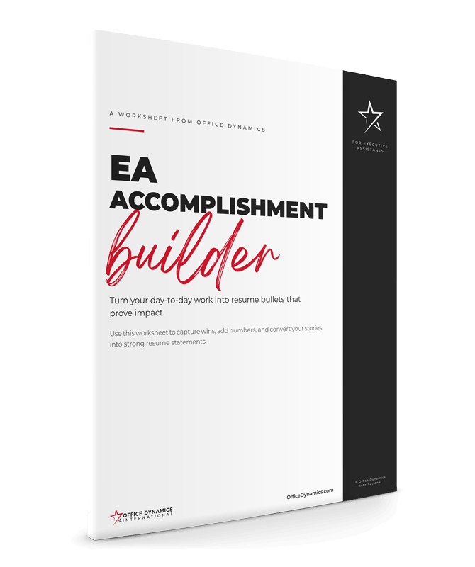 Training for Executive and Administrative Assistants