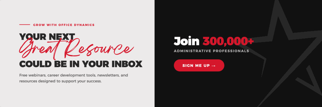 Office Dynamics Community Signup Banner